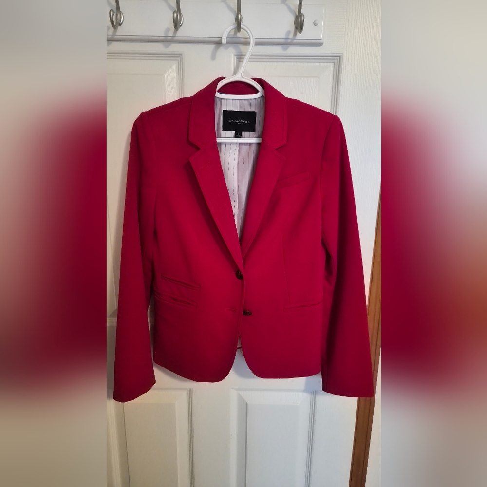 Banana Republic Women's Red Blazer
